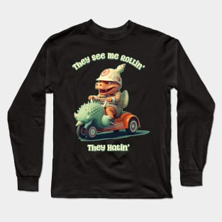 They See Me Rollin' Soccer Mom and Dad Long Sleeve T-Shirt